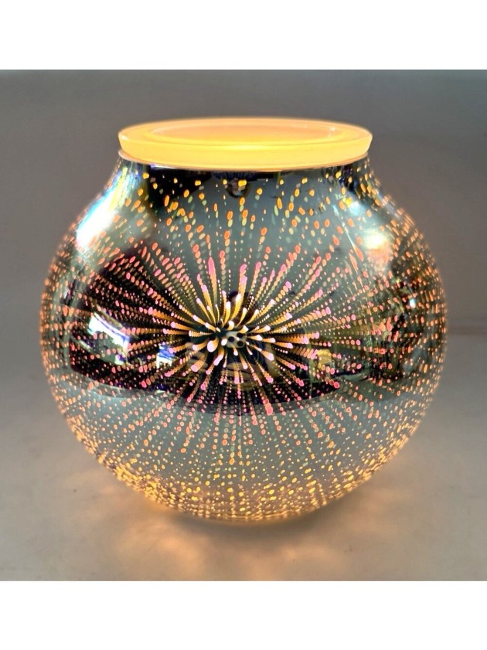 Scentsy Stargaze Light Up Full Size Wax Warmer Lamp 40256 Starburst New Box